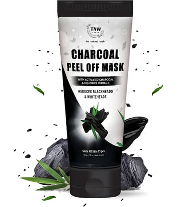 TNW - The Natural Wash Charcoal Peel Off Mask With Activated Charcoal And Liquorice Extracts, 100G