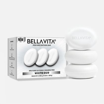 Perfumed Bathing (Soaps) White Oud - 3X100g