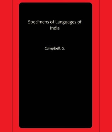 Specimens of Languages of India
