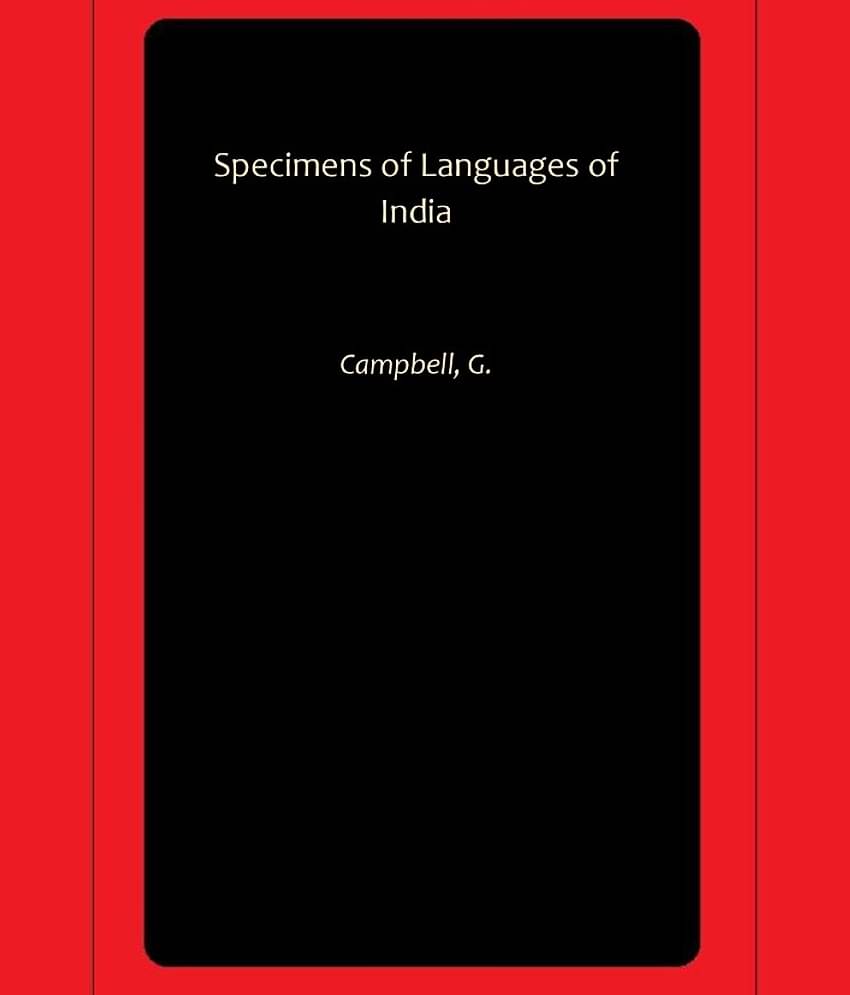 Specimens of Languages of India