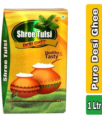 Shree Tulsi Pure Desi Ghee || Made Traditionally from Curd Ghee 1 L