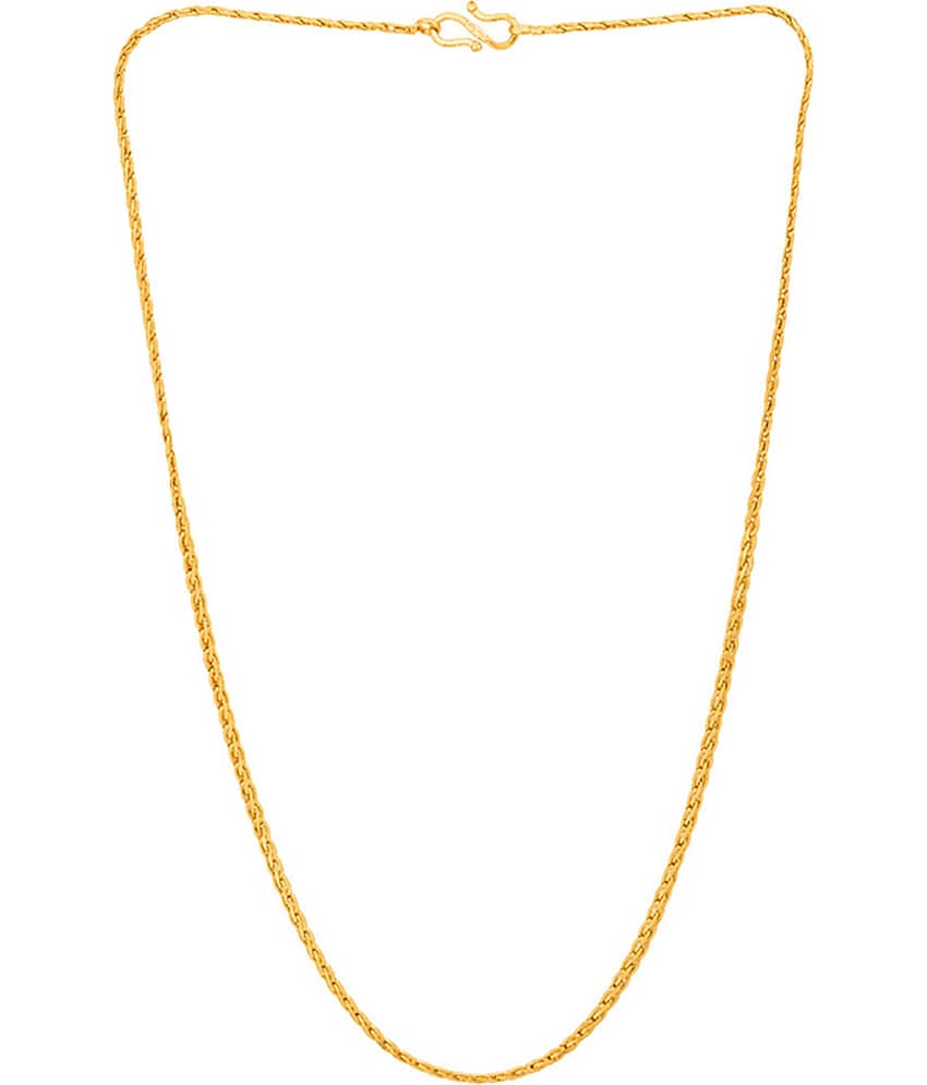 FASHION FRILL Gold Plated Brass Chain ( Pack of 1 )