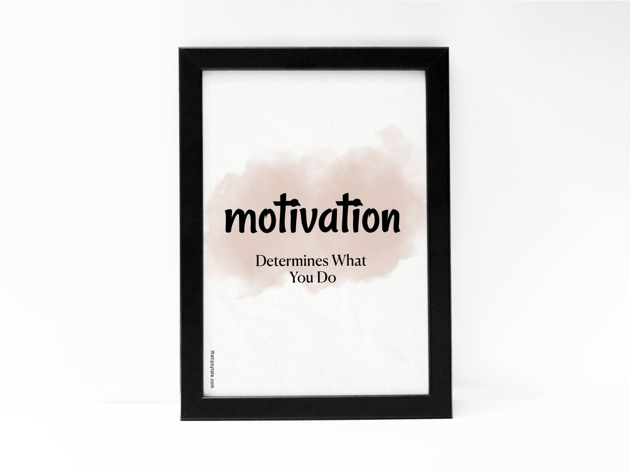 FRAMED "Motivation determines what you do" Poster – A4 Size - Motivation Theme