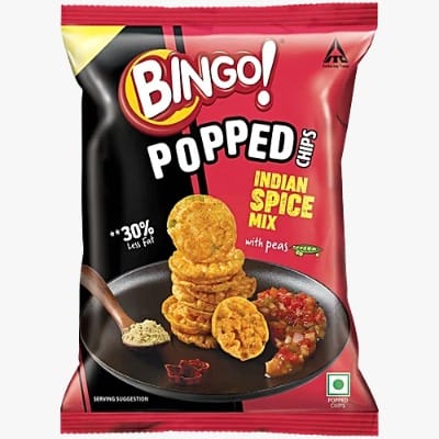 Bingo! Indian Spice Mix Popped Chips, 48 g