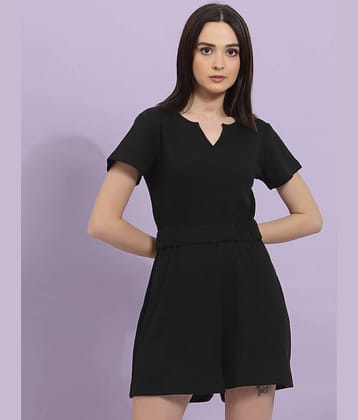 Rigo - Black Cotton Slim Fit Women's Jumpsuit ( Pack of 1 )