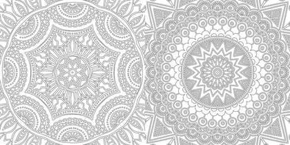 Refreshing Mandala Colouring Book for Adults Pack | A Set of 5 Books| Mandala Art Books [Paperback] Dreamland Publications