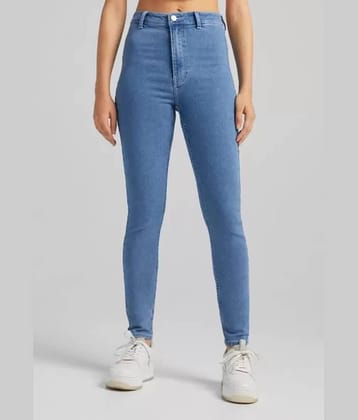 Kashian - Light Blue Denim Skinny Fit Women's Jeans ( Pack of 1 )