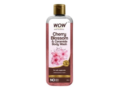 WOW Cherry Blossom & Ceramide Body Wash -250ml