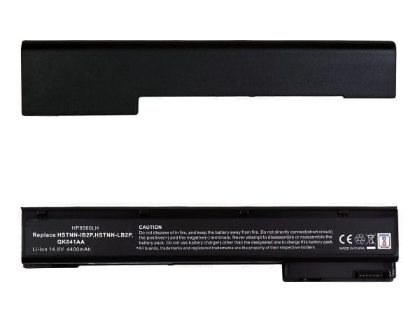 Laptop Battery for HP 8560W – 8770W, 8760W, 8570W Laptops , 14.4V 8 Cells 4400mAh – Compatible