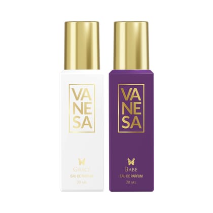 Vanesa Pack of 2 Perfume (Grace + Babe) - 20ml Each