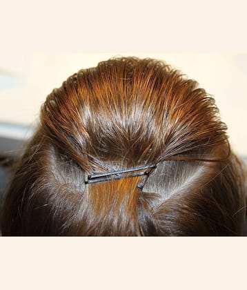 FOK Black Casual Hair Pin