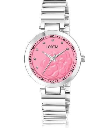 Lorem - Silver Metal Analog Womens Watch