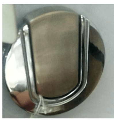 ADISON Door Pull and Door KNOB Modern Stylish, Wardrobe and Door Knobs, 2" Diameter, Set of 2, Silver Grey and Ivory Finish, Stainless Steel ADISON Door Pull and Door KNOB Modern Stylish, Wardrobe and Door Knobs, 2" Diameter, Set of 2, Silver Grey and Ivory Finish, Stainless Steel