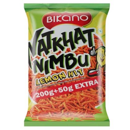 Bikano Natkhat Nimbu 250g (200 g + Extra 50 g)