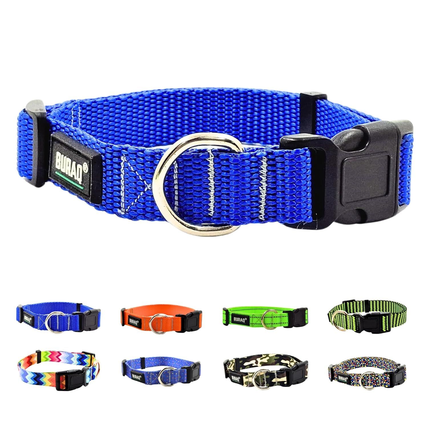 Premium Dog Collar – Premium Nylon with Quick Release Buckle ( Multiple Pattern )-Classic
