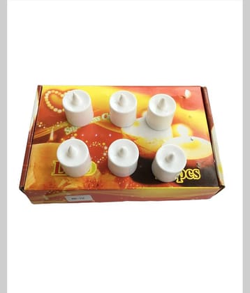 THRIFTKART - Yellow Others Electric Diya ( Pack of 6 )