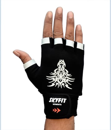 NOSPEX - 26Gym Gloves Unisex Polyester Gym Gloves For Professional Fitness Training and Workout With Half-Finger Length