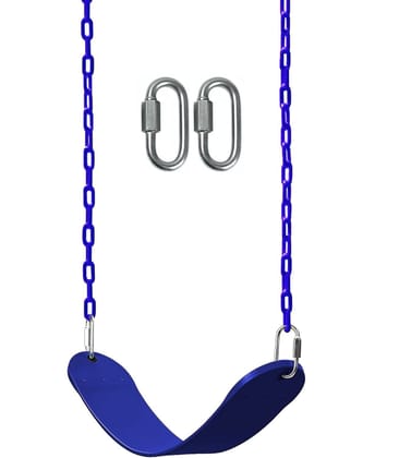 REZNOR Flexible Swing Seat Set for Kids/Adults Outdoor Park Garden Tree Backyard with 2 Meter Plastic Coated Chain