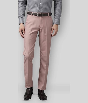 Haul Chic - Pink Cotton Blend Slim Fit Men's Formal Pants (Pack of 1)