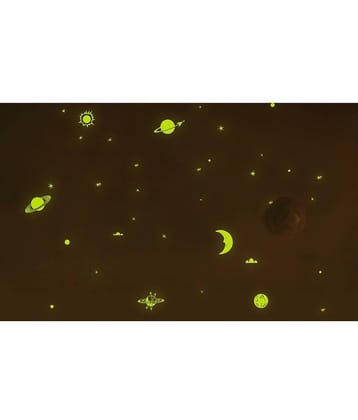 WallDesign moon & stars Moon & Stars Sticker ( x cms )