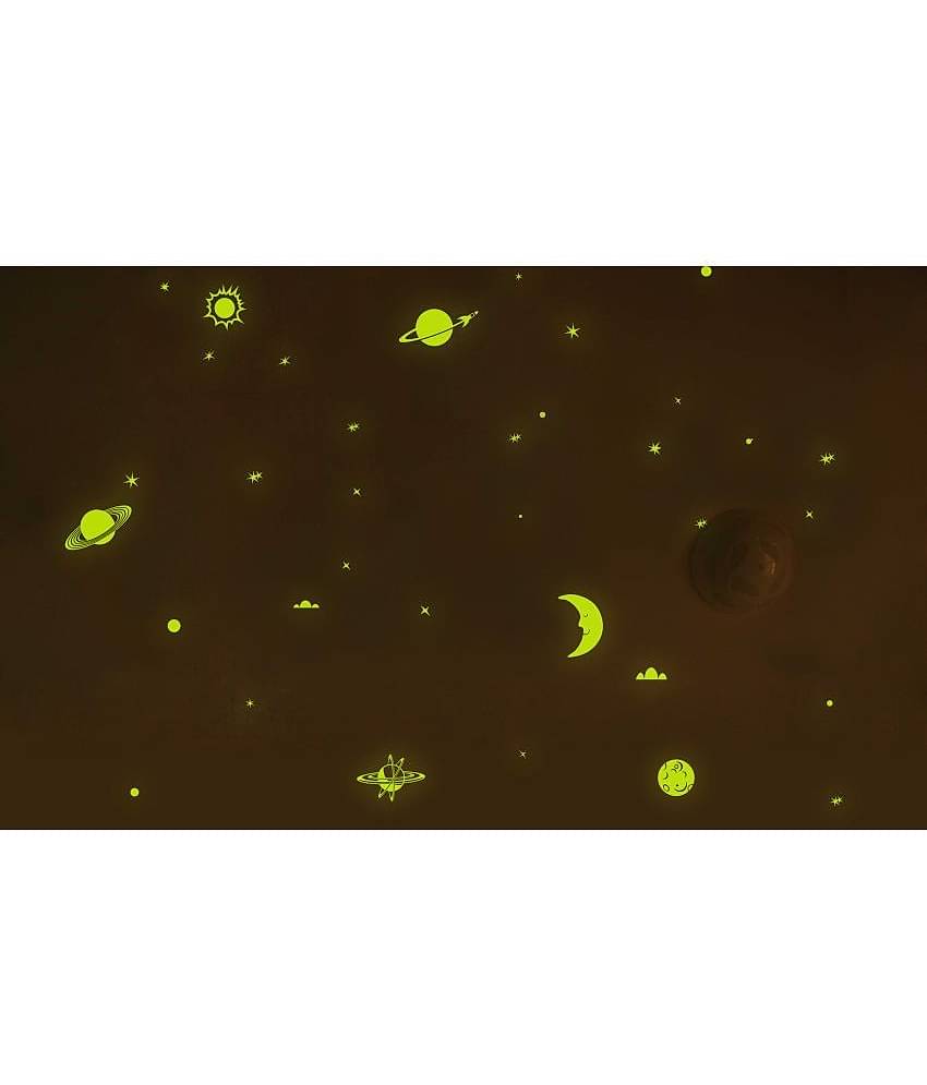 WallDesign moon & stars Moon & Stars Sticker ( x cms )