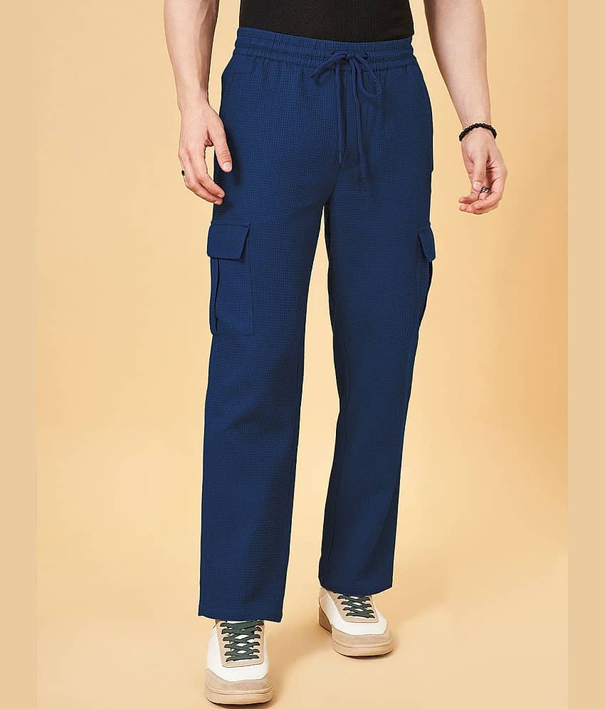 INDICLUB Loose Men's Trouser - Blue ( Pack of 1 )
