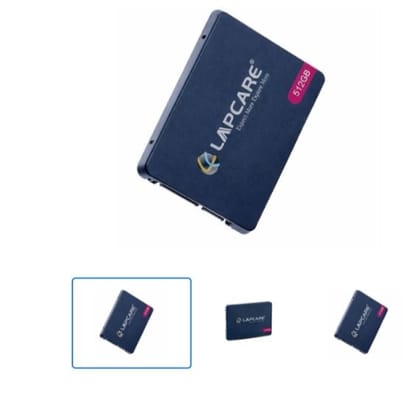 LAPCARE 2.5” SATA SSD 512GB, Hard Disk with 3D NAND Technology & 2.5 Inch SATA III 6GB/S Speed, Upto 550MB/S Read and 450MB/S