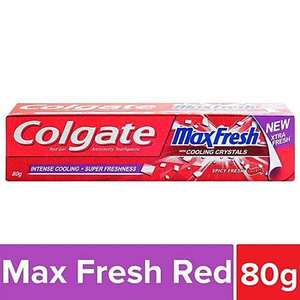 Colgate MaxFresh Anticavity Toothpaste Gel - Spicy Fresh, 80 g