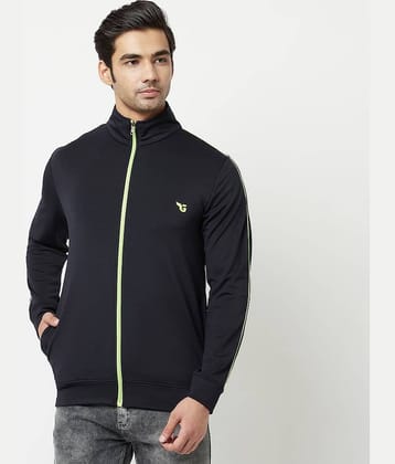 Glito - Navy Blue Lycra Relaxed Fit Men's Casual Jacket ( Pack of 1 )