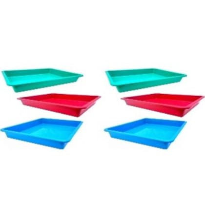 Diamond Houseware Heavy Duty Multipurpose Small Tray (Random Piece)