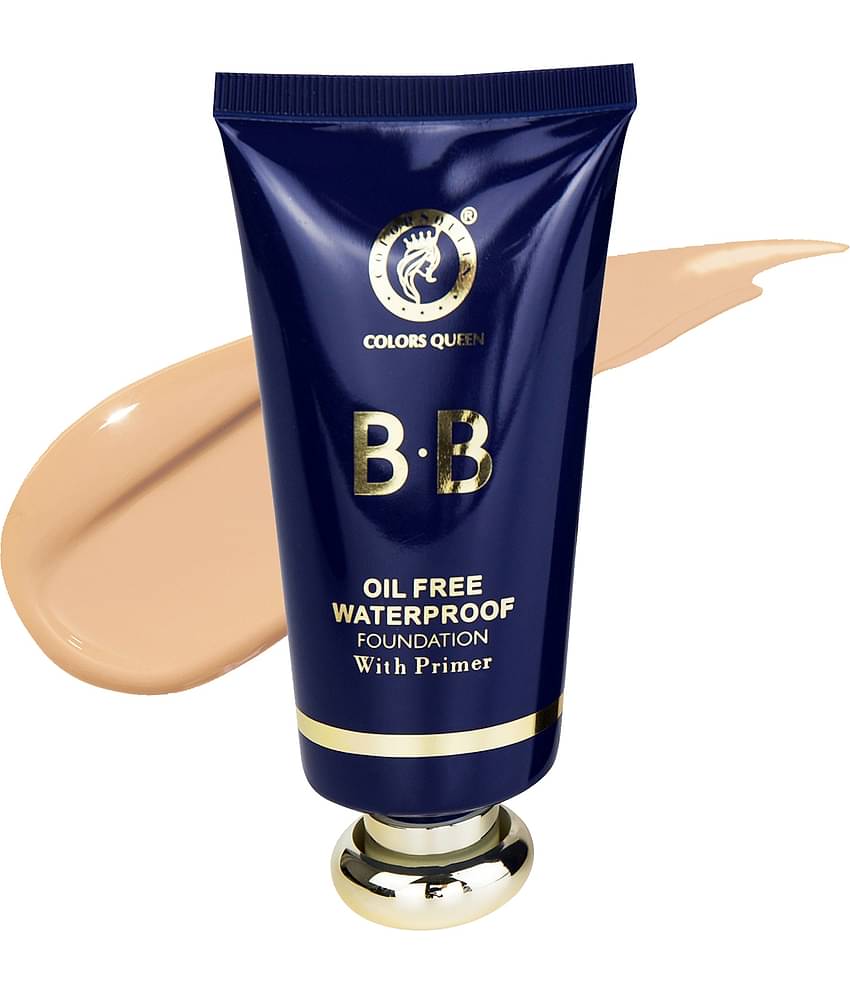 Colors Queen BB Liquid Foundation with Primer 60ml, Natural (Shade - 02)