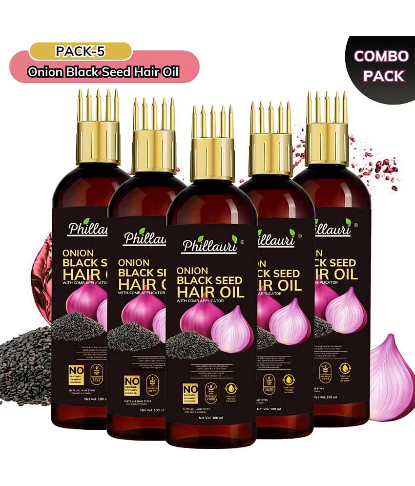 Phillauri - Anti Dandruff Onion Oil 500 ml ( Pack of 5 )