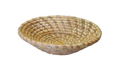 Himadri Emporium Ultra Premium Handmade Moonj Serving Plate (Small) Himadri Emporium Ultra Premium Handmade Moonj Serving Plate (Small)