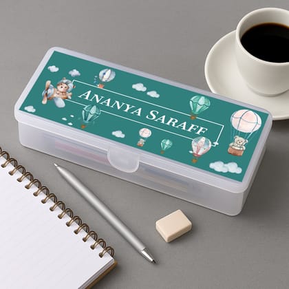 Infinite Sky Kids Pencil Box-Teal