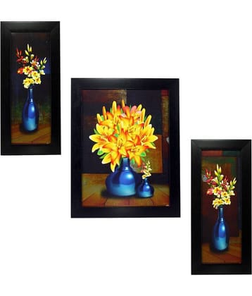 Indianara - Floral Painting With Frame