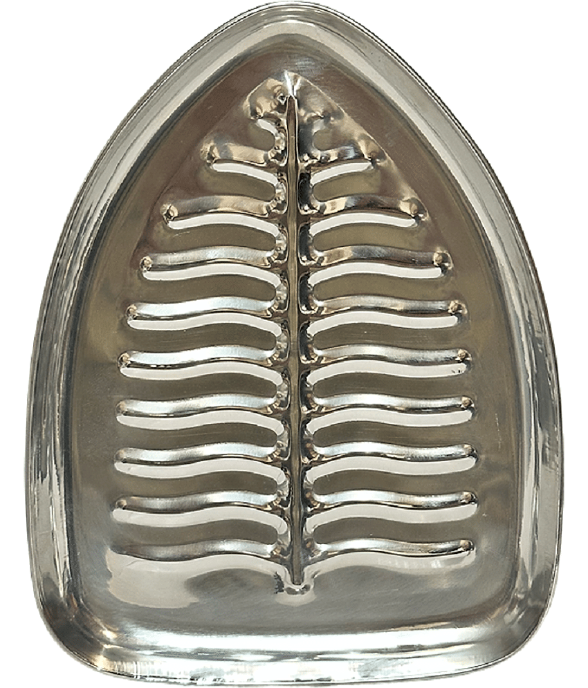 Dynore 1 Pcs Stainless Steel Silver Tray