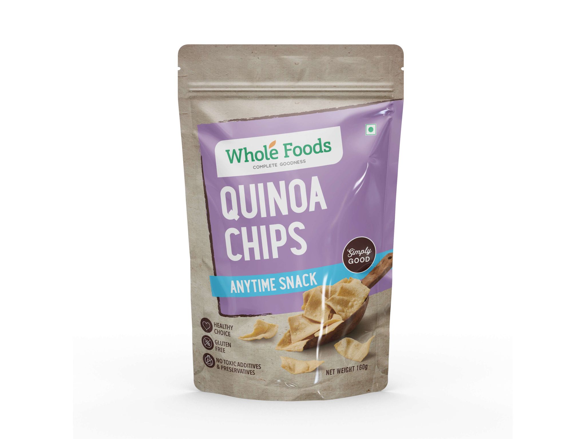 Whole Foods Gluten Free Quinoa Chips | 100G