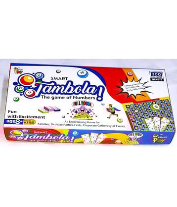 PETERS PENCE -SMART TAMBOLA MEDIUM SMART BOARD GAME WITH 300 TICKETS Party & Fun Board Game