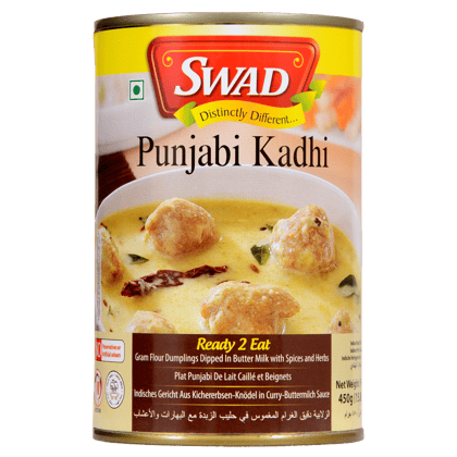 Swad Ready to Cook and EatPunjabi Kadhi Instant Mix Vegetarian Heat & Eat with No Added Preservative - 450 Grams (Pack of 3)