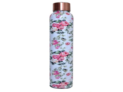 Imago Oreo White Flower Copper Bottle 1L