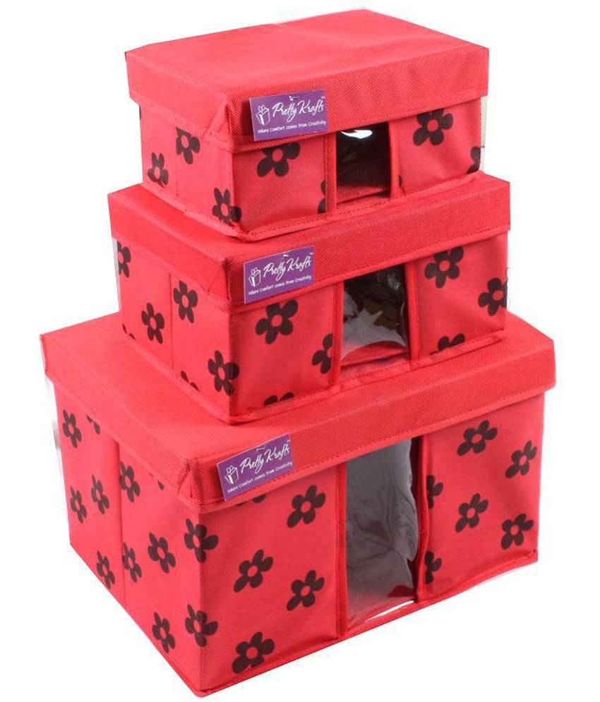 PrettyKrafts - Closet Organizers ( Pack of 3 )