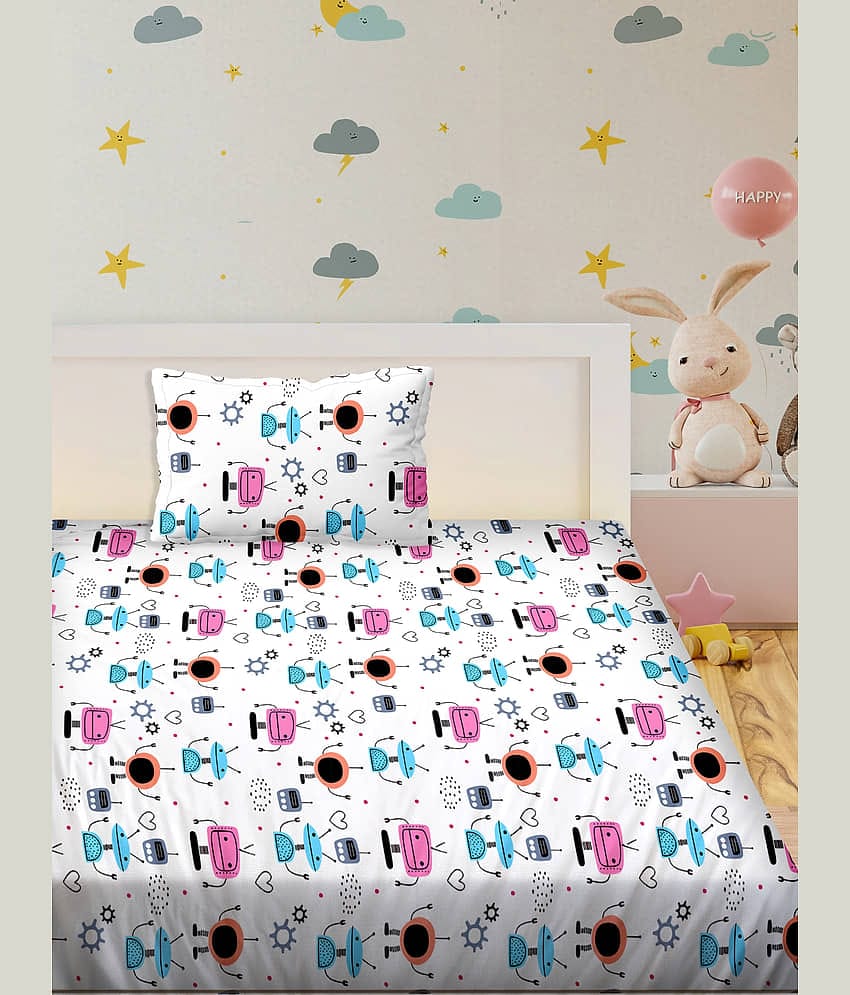 Bella Casa Cotton Single Bedsheet ( Assorted )