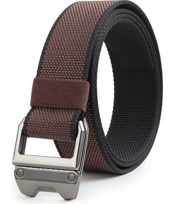 SUNSHOPPING - Brown Nylon Men's Casual Belt ( Pack of 1 )