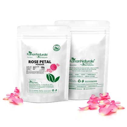 Kerala Naturals Rose Petal Powder 100 gm (Size - 100gm) by Kerala Naturals