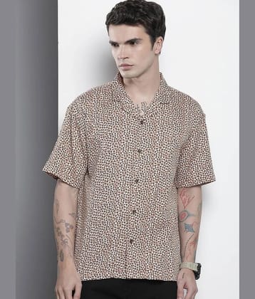 The Indian Garage Co Slim Fit Animal Opaque Printed Party Shirt - None