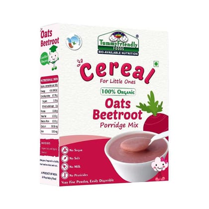 100% ORGANIC OATS, BEETROOT PORRIDGE MIX - 200G