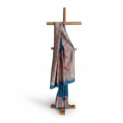 Floral Patterned Silk Saree