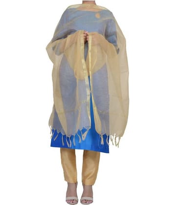Apratim Off White Chanderi Dupatta