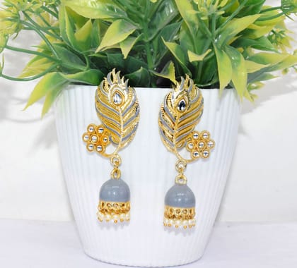 Enamel jhumka Base With Stud earrings are such a charming blend of tradition and trendiness. , ENJB-023