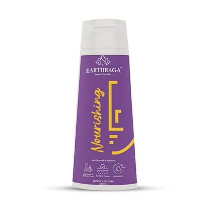 Earthraga Nourishing Body Lotion with Ceramide and Squalane - Ultimate Care for Dry and Sensitive Skin 200 ml Earthraga Nourishing Body Lotion with Ceramide and Squalane - Ultimate Care for Dry and Sensitive Skin 200 ml